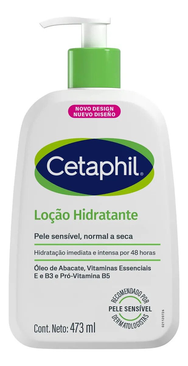 Cetaphil Loção Hidratante Corporal e Facial para Pele Seca e Sensível 473ml - Hidratação por 48h Cetaphil Loção Hidratante Corporal e Facial para Pele Seca e Sensível 473ml - Hidratação por 48h