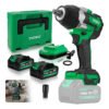 Chave De Impacto 1/2” 700nm Brushless 2 Baterias Maleta Verde 127/220v