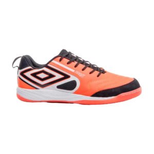 Chuteira Indoor Futsal Umbro Pro5 Bump Coral Couro Original