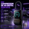 Compressor de Ar Portátil Blackone 150 psi Bateria 4000mah Para Veículos