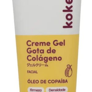 Creme Gel Hidratante Facial Gota De Colágeno Kokeshi Para Todo Tipo de Pele Com Oleo de Girassol Ozonizado e Oleo de Copaiba