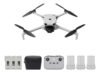 DJI Lito 1 Fly More Combo com Controle DJI RC-N3, Drone com câmera 4K para iniciantes, detecção de obstáculos, ActiveTrack, vídeo 4K, transmissão de vídeo de 15 km, 3 baterias – DJI080