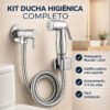 Ducha Higiênica Chuveirinho de Banheiro 1.20m Bidê Forte Lar 1/4 Volta