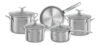 Electrolux Jogo de Panelas em Inox com 5 Peças Design com Fundo Triplo