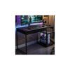 Escrivaninha Gamer Mesa Para Computador Com Suporte Para Cpu Preto