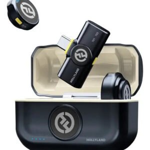 Hollyland Lark M2 Microfone S/ Fio P/ iPhone 15/16/17 E Android USB-C
