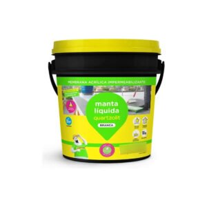 Impermeabilizante Manta Líquida Quartzolit Branco 1 8 K G. Branco Fosco
