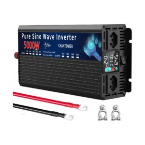 Inversor De Energia 5000w 24v-110v Onda Senoidal Pura