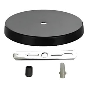 Kit 10 Canopla Teto Tampa Cega Acabamento Pendente Luminária