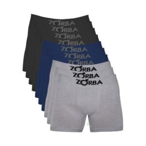Kit 10 Cuecas Zorba Boxer Sem Costura Algodão 781