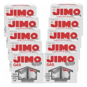 Kit 10 Jimo Gás Fumegante Detetizador Seguro 20 Tubos De 35g