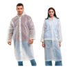Kit 2 Capa De Chuva Reforçada Pvc Transparente Resistente Transparente Único