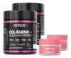 Kit 2x Colágeno Verisol + Ácido Hialurônico Renova Be Colágeno Hidrolisado Zero Lactose Vitaminas E, C, B6 Biotina E Zinco