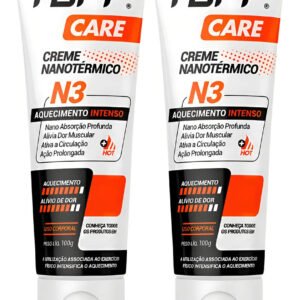Kit 2x Creme Care Nanotérmico N3 100g Moderado – Toff