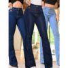 Kit 3 Calça Country Feminina Rodeio Jeans Feminino Sertanejo