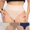 Kit 3 Calcinhas Lipo Modeladora Sem Costura Cintura Alta