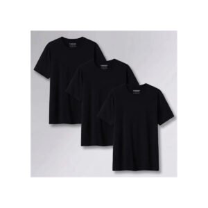 Kit 3 Camisetas Light Insider Preto G Liso