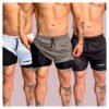 Kit 3 Shorts Masculino 2 Em 1 Dry Fit Academia Anti Odor