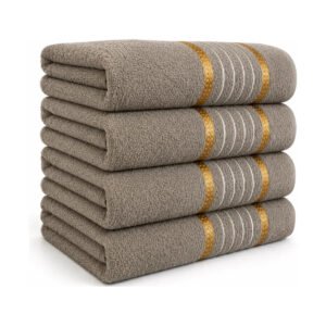 Kit 4 Toalhas De Banho Grande 100% Algodão 68×135 – Promoção