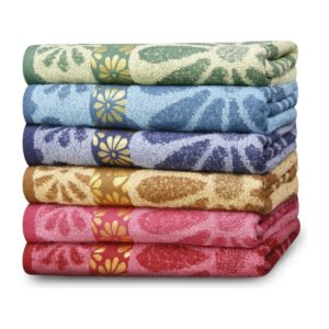 Kit Até 5 Toalhas De Banho Estampada Grande 140×70 Macia 2 Toalhas De Banho Grande