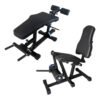 Kit Cadeira Extensora E Mesa Flexora Deitada Academia Treino