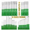 Kit Chaves Fenda Phillips Canhão Torx 36 Peças Premium