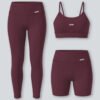 Kit Conjunto Feminino Fitness Top Alça + Legging + Short