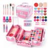 Kit Maleta Maquiagem Infantil Completa Menina Rosa Lavavel Rosa