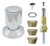 Kit Reparo Registro Pressão Chuveiro Cromado Metal