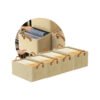 Kit4 Cestos Caixas Dobravel Organizadoras De Guarda Roupas