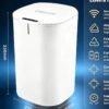 Lixeira Inteligente Automática Com Sensor Sem Toque Casa 16l Branco