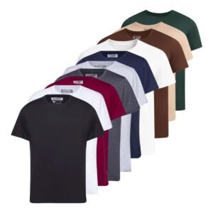 Lote Camiseta Masculina Leves Defeitos Algodão 10 Unidades Sortidas G