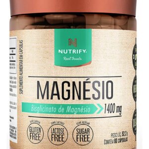 Magnésio Bisglicinato – 60 Cápsulas – Nutrify