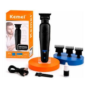 Máquina De Acabamento Profissional Kemei Km-2299 0gap Bivolt Black 127/220v