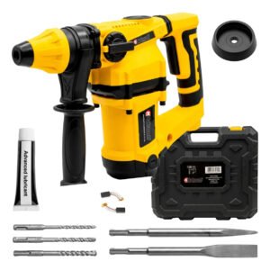 Martelete Rompedor Rotativo 1600w Sds Plus KNakasaki Profissional 800RPM 3600BPM 3 Funções