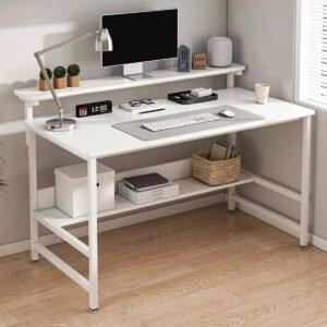Mesa Gamer Escrivaninha Para Computador Setup Gamer Com Suporte Para Monitor Design Moderno E Espaçoso