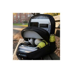 Mochila Anti Furto Notebook Saida Cabo Aux Usb Fone Ouvido