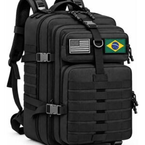 Mochila Tática Masculina Militar 50L Impermeável Reforçada Grande Molle Viagem Camping Trilha Airsoft Pesca Caça Forpak