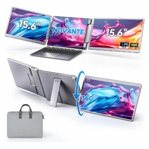 Monitor Portátil NOVANTE de Tela Tripla Full HD IPS de 15.6″ para Laptop