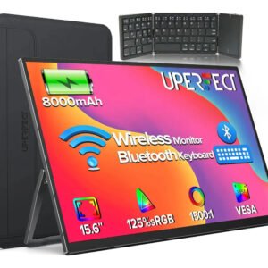 Monitor Portátil Uperfect J6 15.6″ Full HD IPS Sem Fio Com WiFi, Bluetooth e Bateria