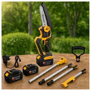 Motosserra Elétrica Knakasaki 48v 1000w Com Extensor 3m Amarelo 127/220v