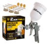Pistola Pintura Gravidade 600ml 3 Bicos 1.2 1.5 1.8mm Profissional The Black Tools