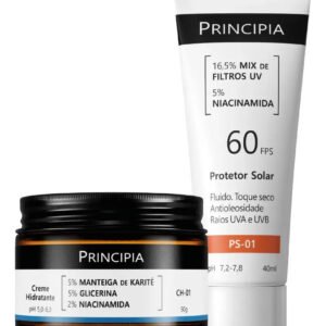 Principia Kit Hidratação E Proteção Facial Ch-o1 + Ps-01 Todo Tipo De Pele Dia/noite