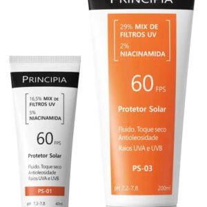Principia Kit Proteção Facial FPS 60 PS-01 + Corporal 60 PS-03