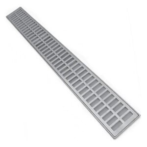 Ralo 15×100 Linear Pluvial Grelha Com Suporte (2 Pçs 50cm)