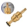 Reparo Para Registro Docol De Chuveiro Pressao 20 Estrias Acabamento Fosco Cor Dourado