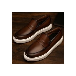 Sapato Loafer Masculino Mocassim Couro Casual Comfort Luxo