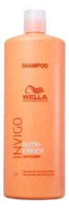 Shampoo Wella Invigo Nutri Enrich – Nutrição Cabelos Secos Danificados 1 Litro