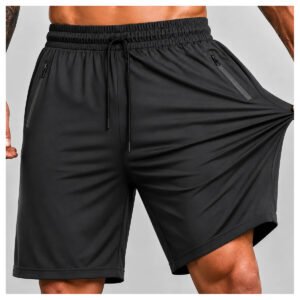 Shorts Esportivo Masculino Slim Fit Com Elastano Poliamida