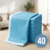 Tapete Higiênico Para Cachorro Super Absorvente 40 Unidades 60×60 Descartável Pet Cão Proteção Piso Alta Absorção